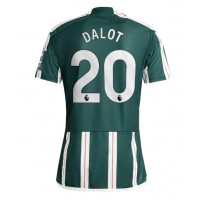 Pánský Fotbalový dres Manchester United Diogo Dalot #20 2023-24 Venkovní Krátký Rukáv